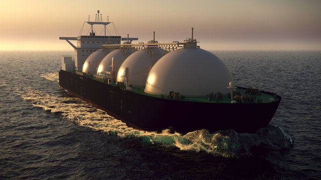Bulk carrier vessel loaded with steel billets and rail tracks at sea