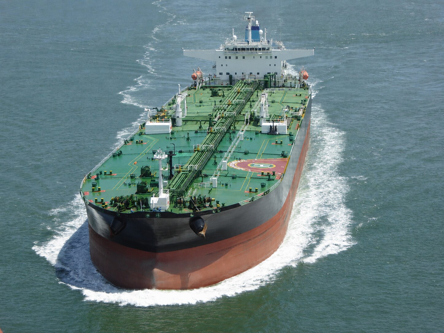 Large container ship carrying cargo